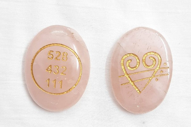 Love Zibu Coin – Rose Quartz